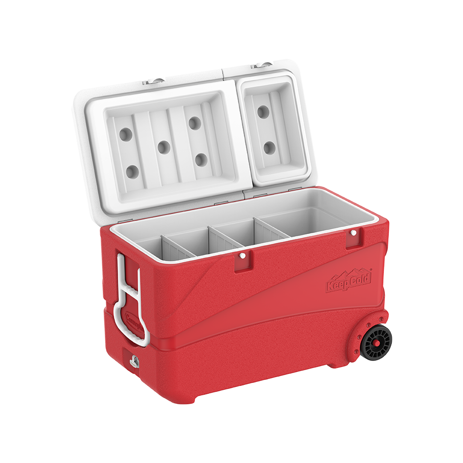 102L KeepCold Deluxe Icebox with Wheels - Cosmoplast Qatar