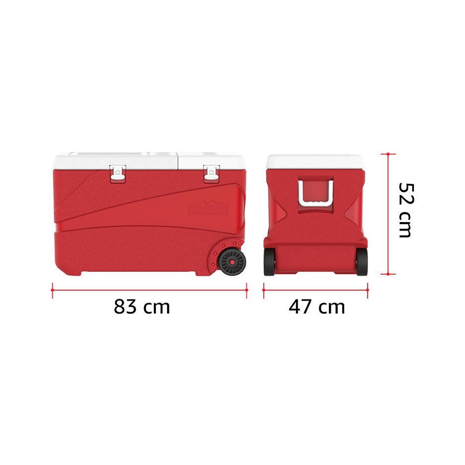 102L KeepCold Deluxe Icebox with Wheels - Cosmoplast Qatar