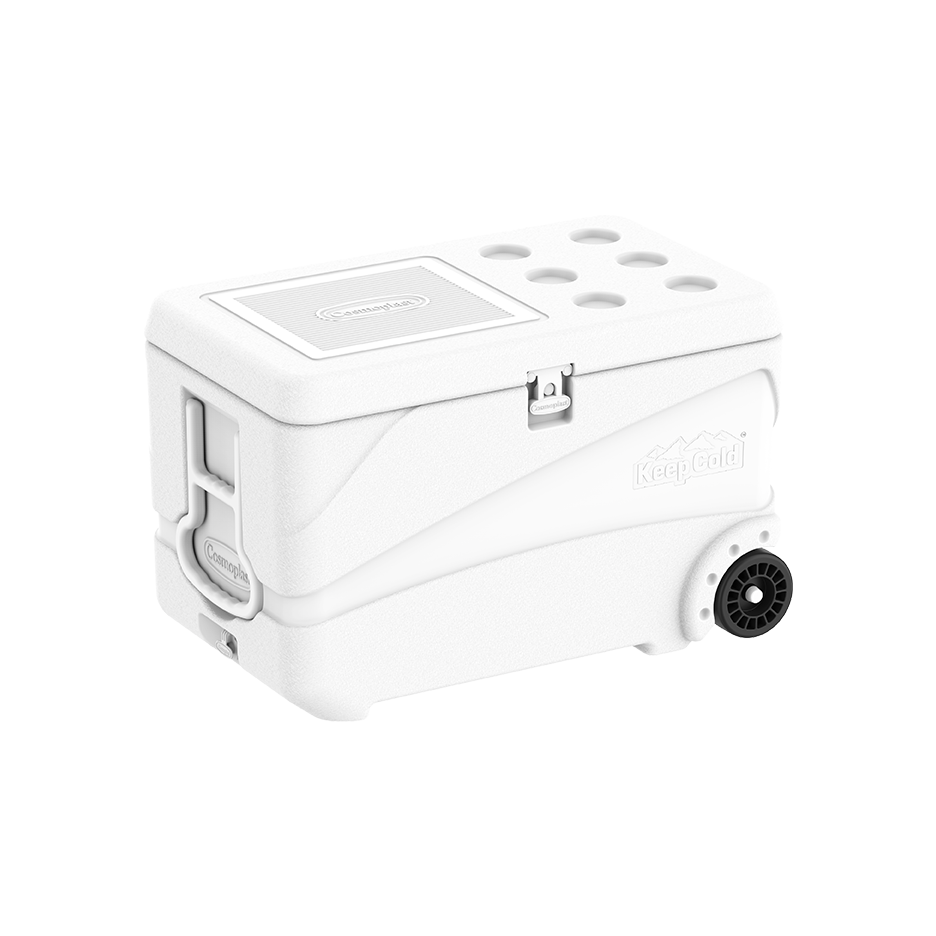 84L KeepCold Deluxe Icebox with Wheels - Cosmoplast Qatar