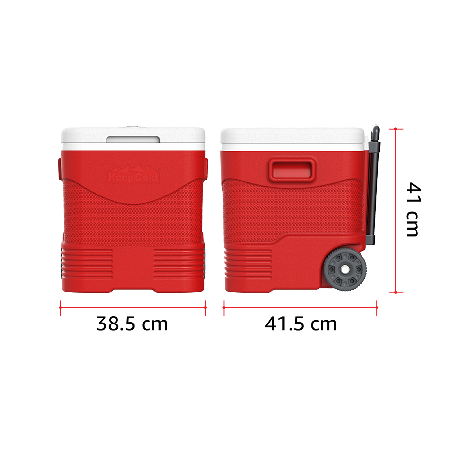 30L KeepCold Trolley Icebox with Wheels - Cosmoplast Qatar