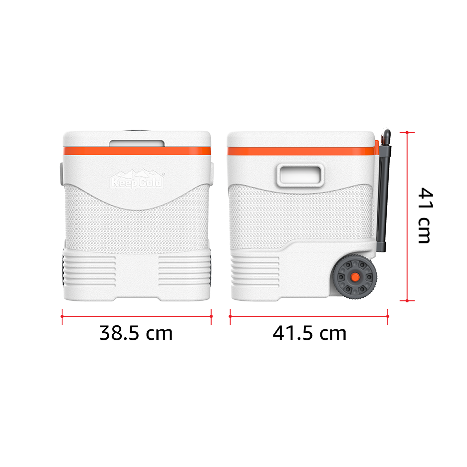 30L KeepCold Trolley Icebox with Wheels - Cosmoplast Qatar