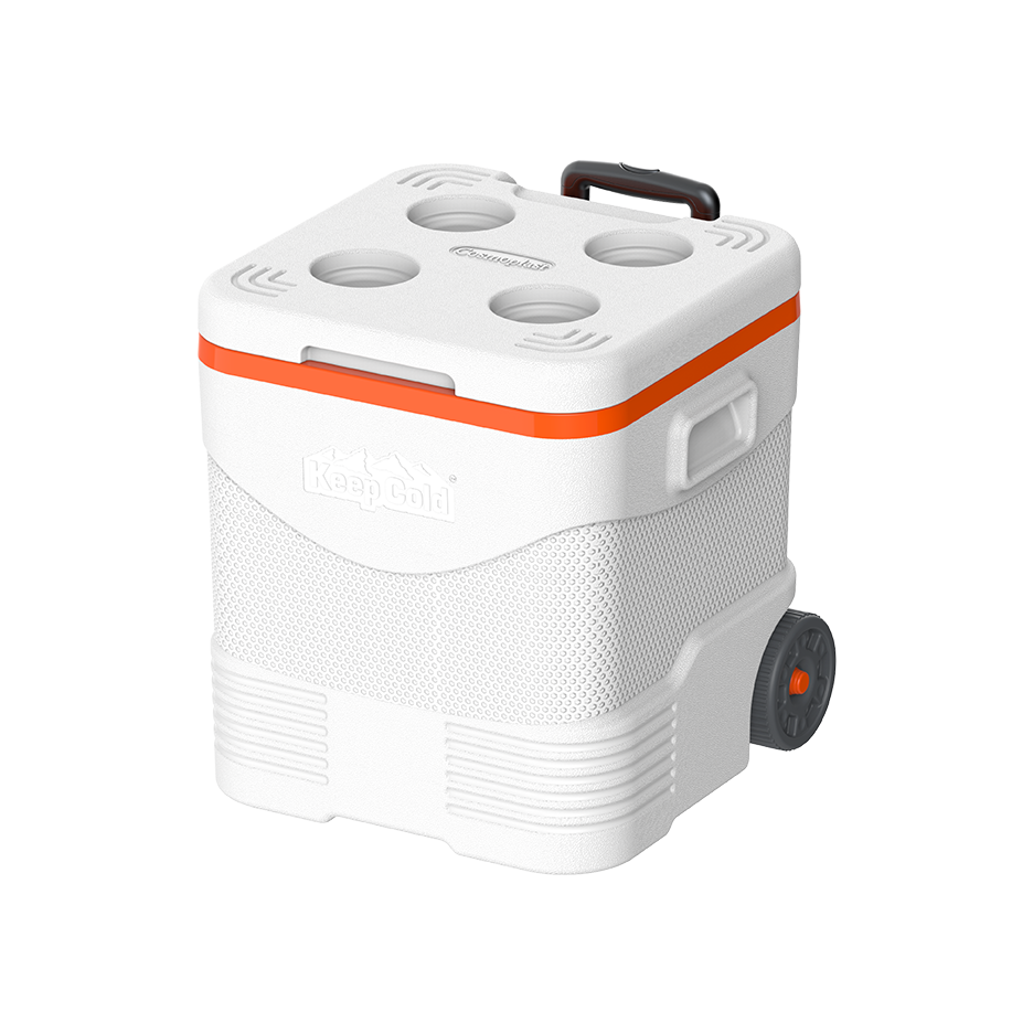 45L KeepCold Trolley Icebox with Wheels - Cosmoplast Qatar