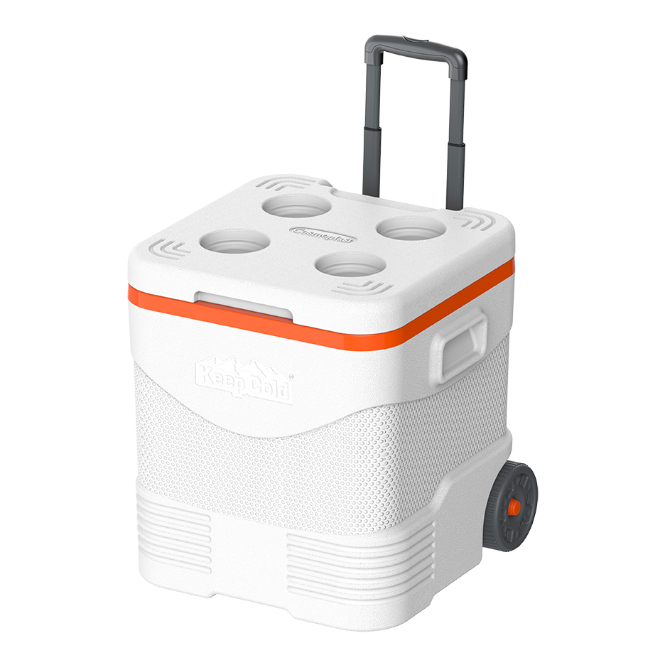 45L KeepCold Trolley Icebox with Wheels - Cosmoplast Qatar
