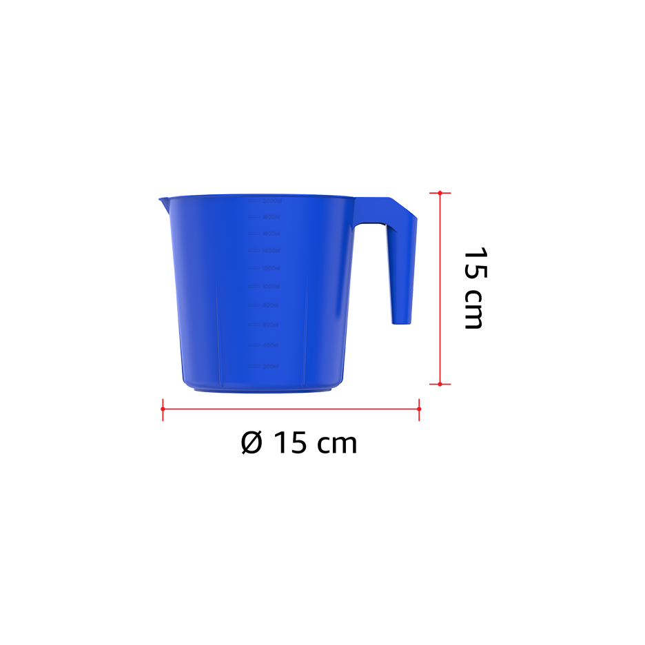 2L Plastic Mug - Cosmoplast Qatar