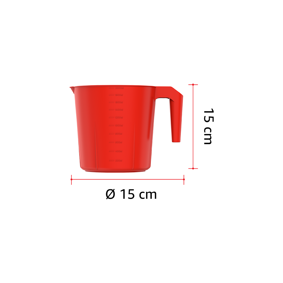 2L Plastic Mug - Cosmoplast Qatar