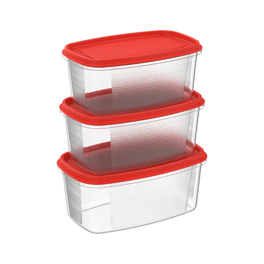 Oval Food Storage Containers Pack - Cosmoplast Qatar