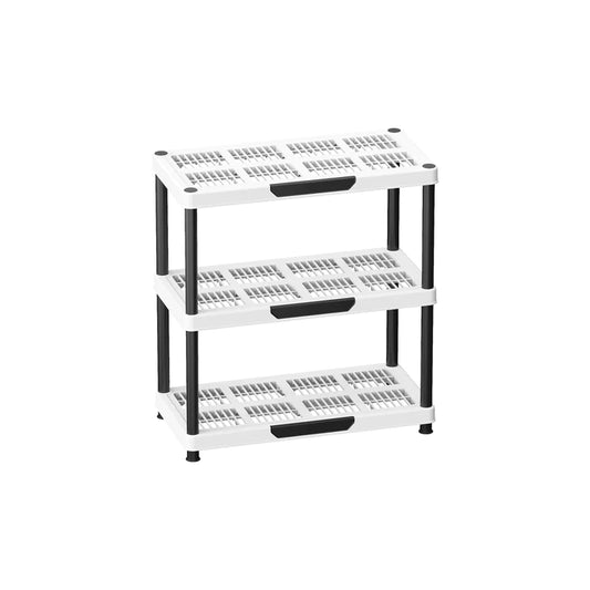 3 Tiers Shelving Storage Rack - Cosmoplast Qatar
