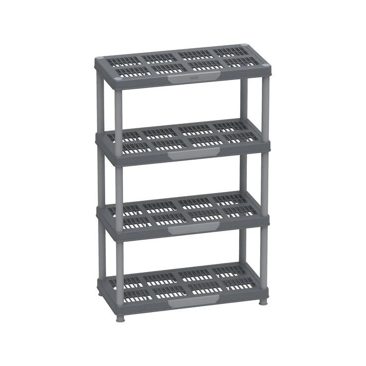 4 Tiers Shelving Storage Rack - Cosmoplast Qatar