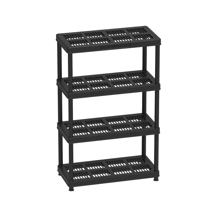 4 Tiers Shelving Storage Rack - Cosmoplast Qatar