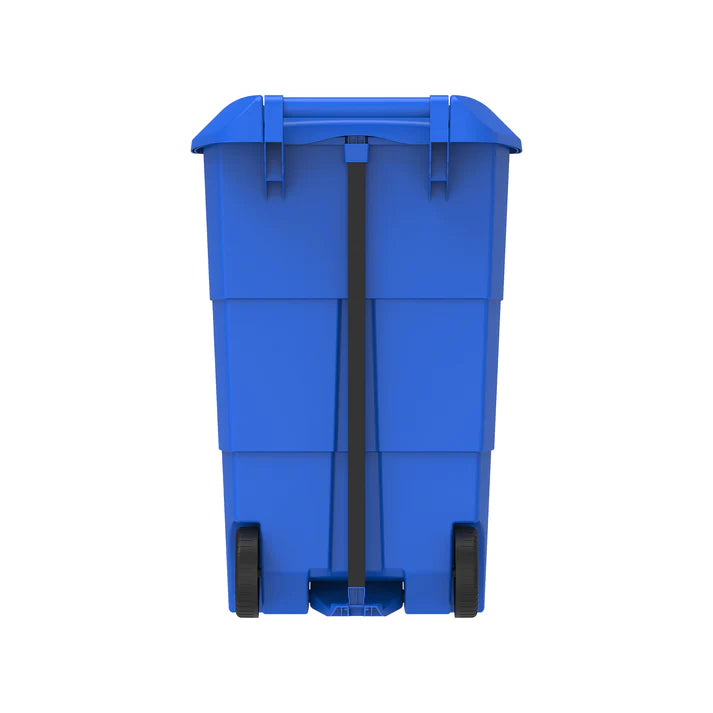 125L Step-on Waste Bin with Pedal & Wheels - Cosmoplast Qatar