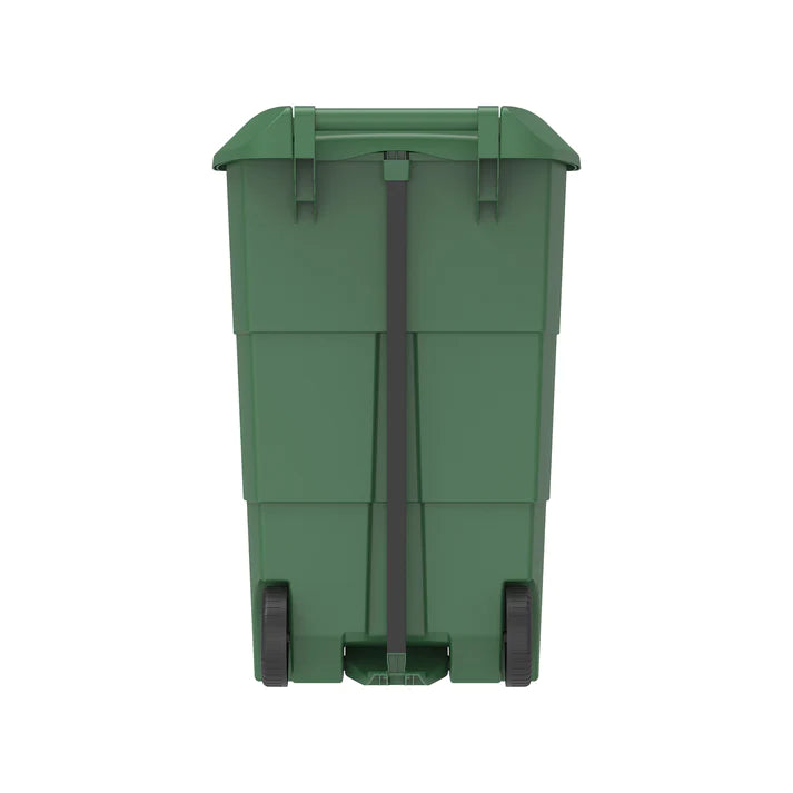 125L Step-on Waste Bin with Pedal & Wheels - Cosmoplast Qatar