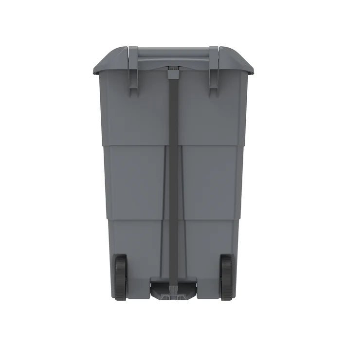 125L Step-on Waste Bin with Pedal & Wheels - Cosmoplast Qatar