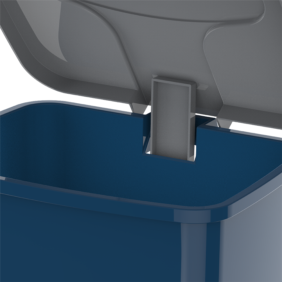 17L Step-on Waste Bin with Pedal - Cosmoplast Qatar