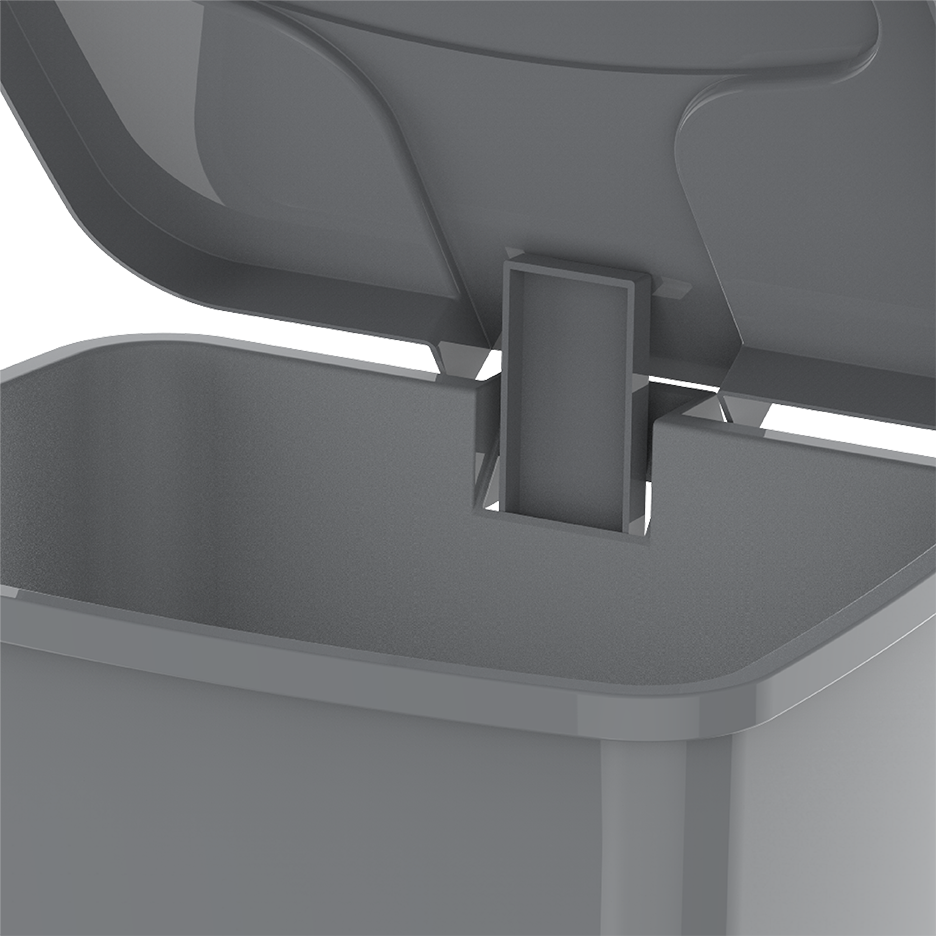 17L Step-on Waste Bin with Pedal - Cosmoplast Qatar