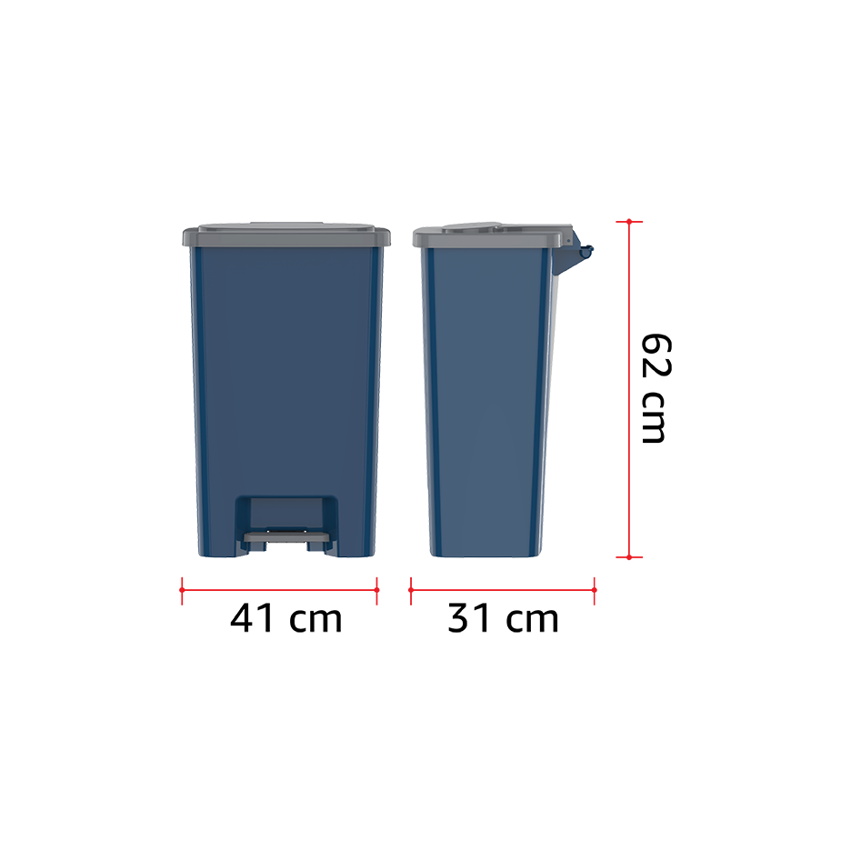 44L Step-on Waste Bin with Pedal - Cosmoplast Qatar