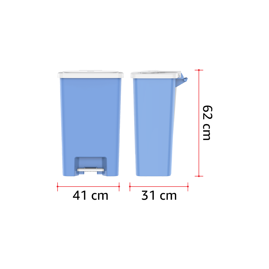 44L Step-on Waste Bin with Pedal - Cosmoplast Qatar