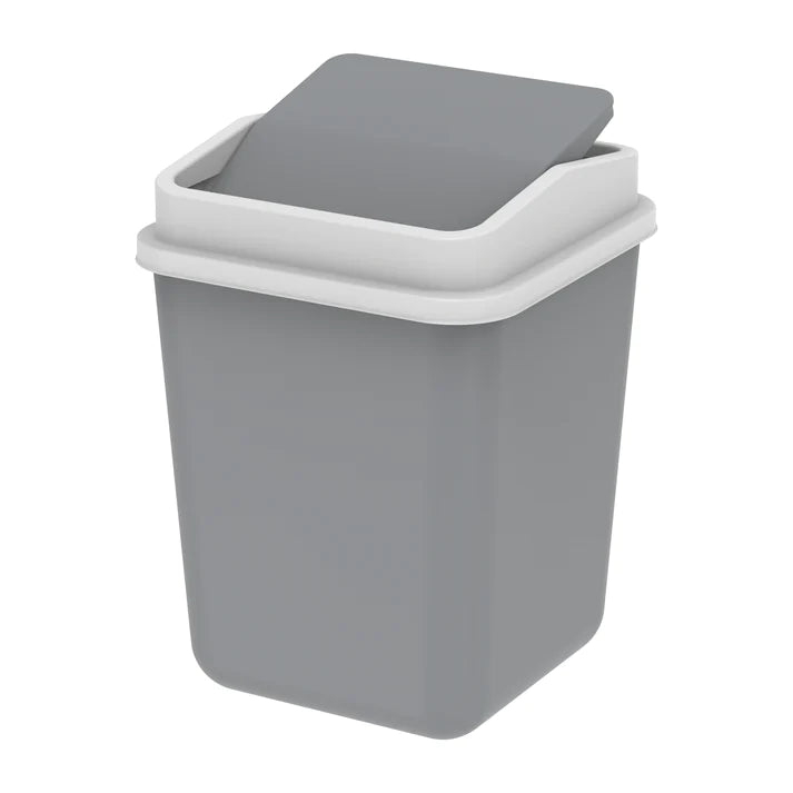 15L Swivel Waste Bin with Swing Lid - Cosmoplast Qatar
