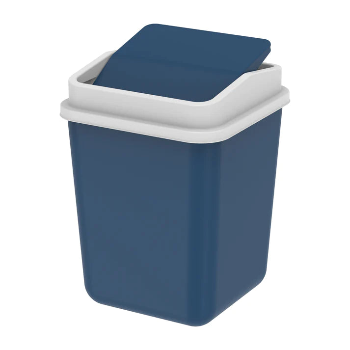 15L Swivel Waste Bin with Swing Lid - Cosmoplast Qatar