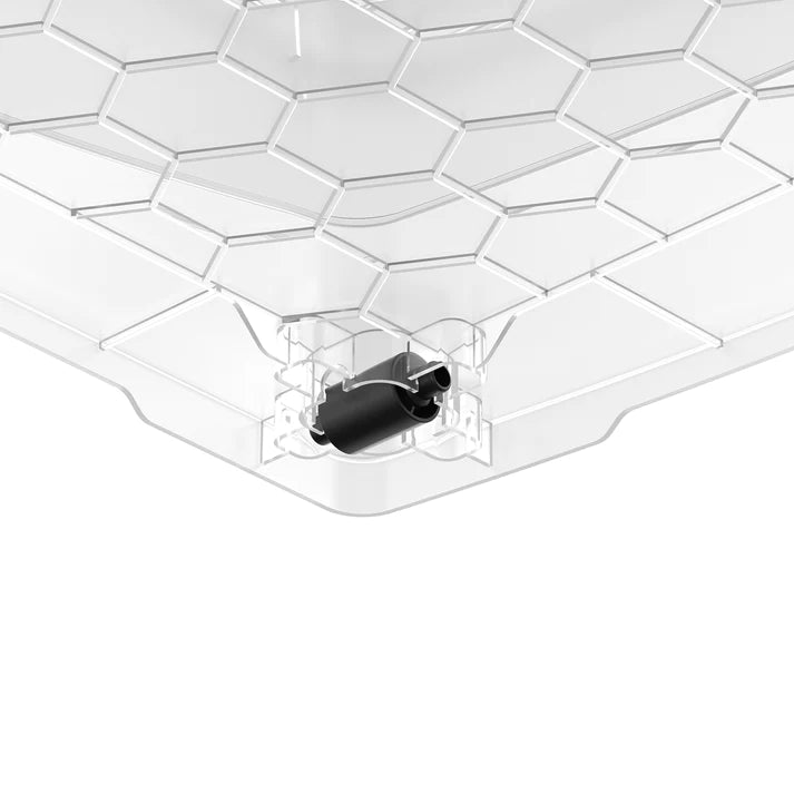 25L Clear Plastic Underbed Storage Box with Wheels & Lockable Lid - Cosmoplast Qatar