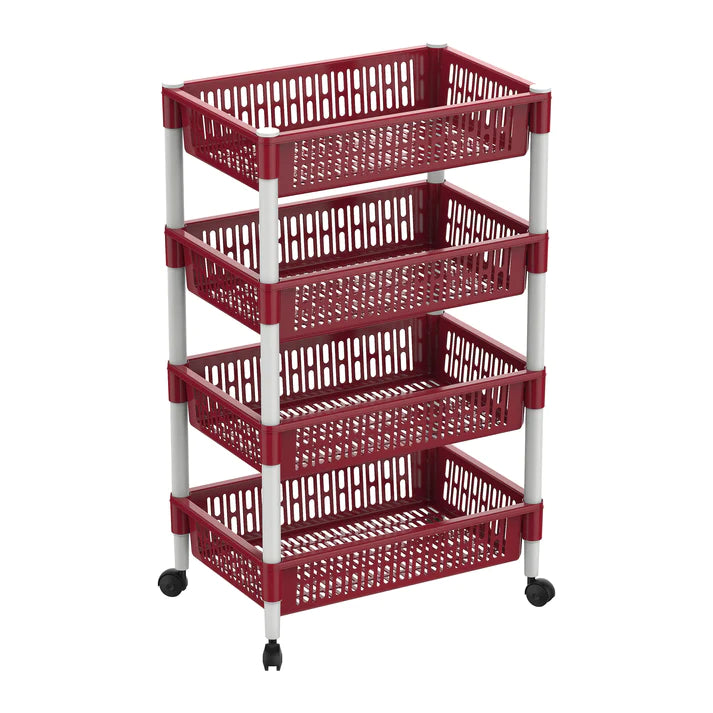 4 Tiers Vegetable Storage Rack - Cosmoplast Qatar