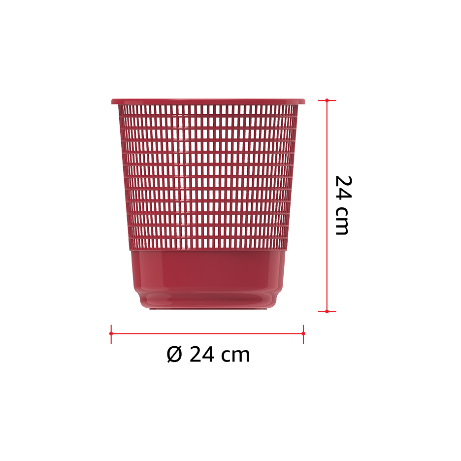9L Round Waste Paper Basket - Cosmoplast Qatar