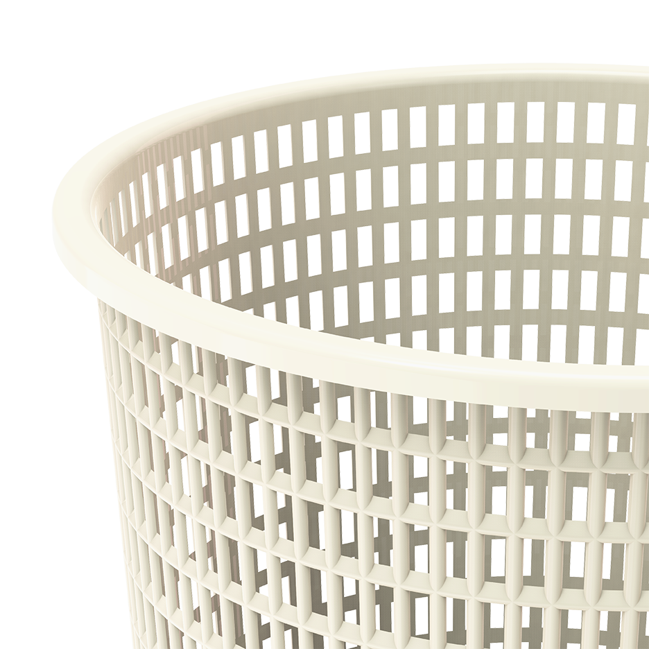15L Round Waste Paper Basket - Cosmoplast Qatar