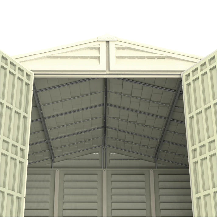 WoodBridge 10.5x10.5ft Resin Garden Storage Shed - Cosmoplast Qatar