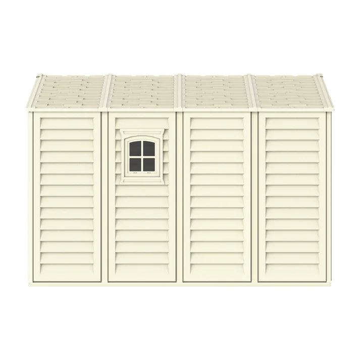 WoodBridge 10.5x10.5ft Resin Garden Storage Shed - Cosmoplast Qatar