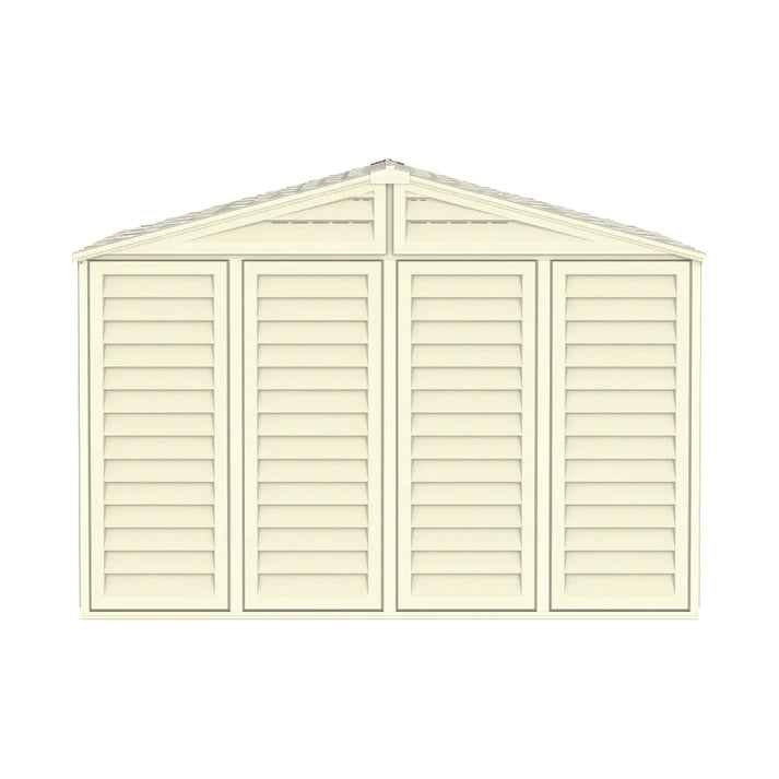 WoodBridge 10.5x10.5ft Resin Garden Storage Shed - Cosmoplast Qatar