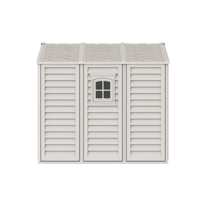 WoodBridge 10.5x8ft Resin Garden Storage Shed - Cosmoplast Qatar