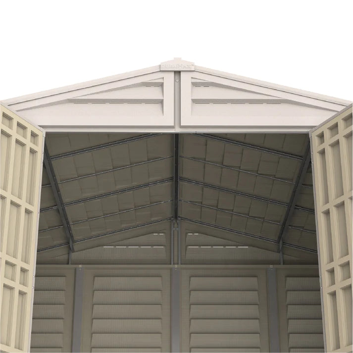 WoodBridge 10.5x8ft Resin Garden Storage Shed - Cosmoplast Qatar