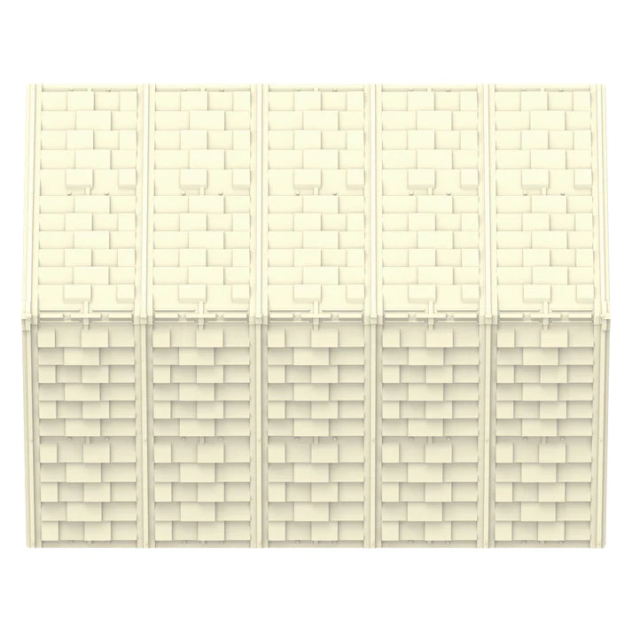 WoodBridge 10.5x13ft Resin Garden Storage Shed - Cosmoplast Qatar