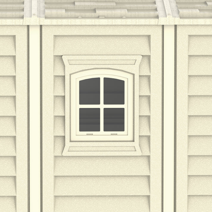 WoodBridge 10.5x13ft Resin Garden Storage Shed - Cosmoplast Qatar