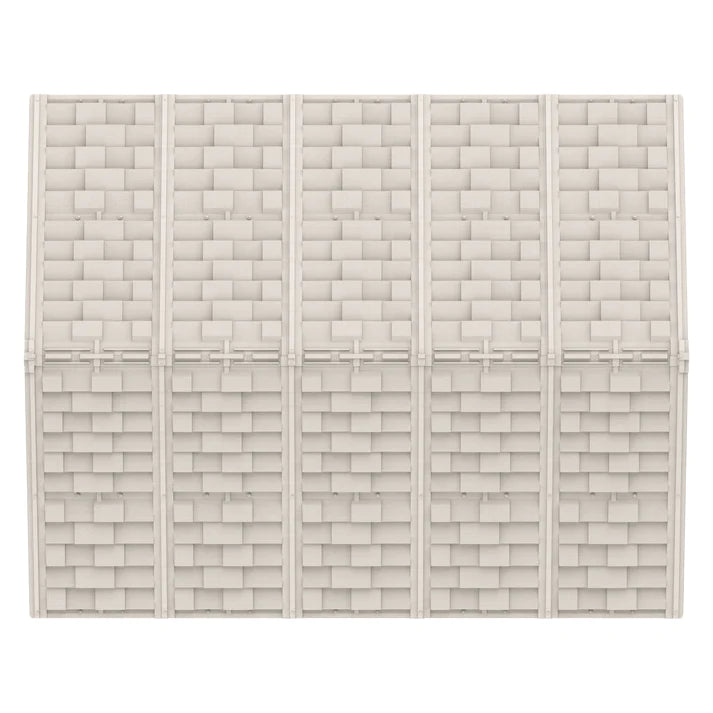 WoodBridge 10.5x13ft Resin Garden Storage Shed - Cosmoplast Qatar