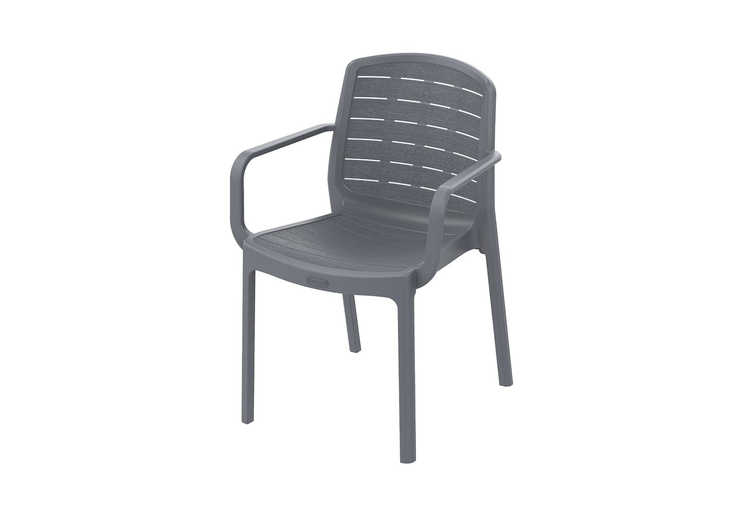 Cedargrain 6-seater Outdoor Dining Set of Table & Chairs - Cosmoplast Qatar