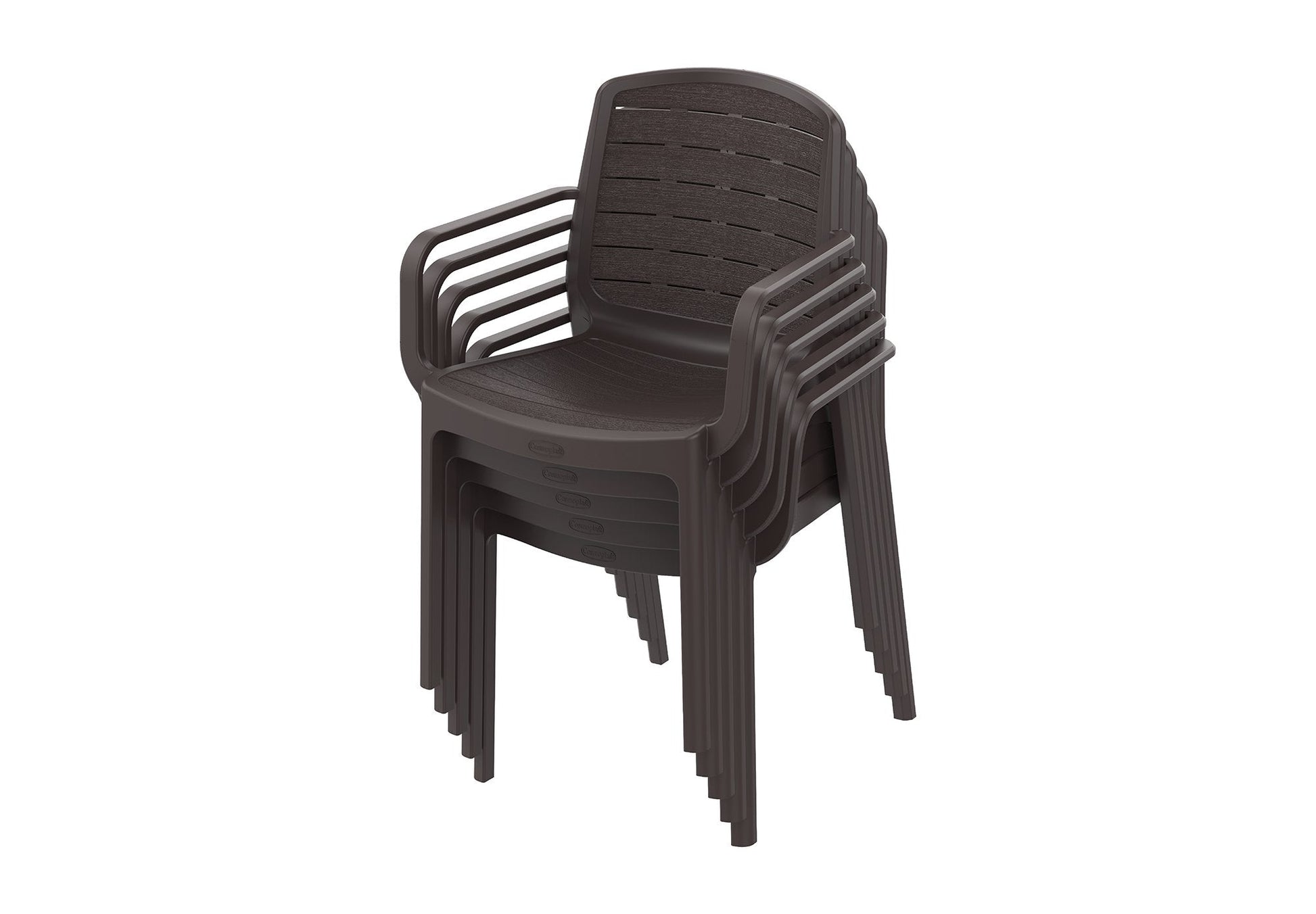 Cedargrain 6-seater Outdoor Dining Set of Table & Chairs - Cosmoplast Qatar