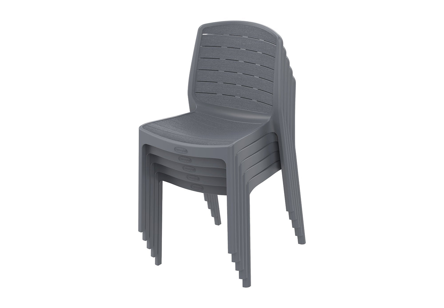 Cedargrain 6-seater Outdoor Dining Set of Table & Chairs - Cosmoplast Qatar
