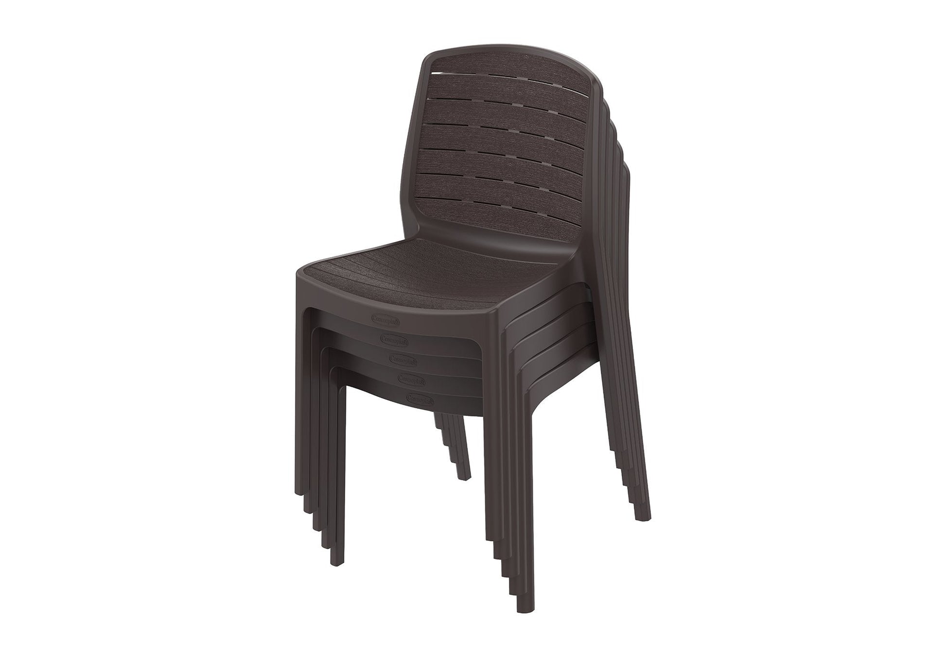 Cedargrain 6-seater Outdoor Dining Set of Table & Chairs - Cosmoplast Qatar