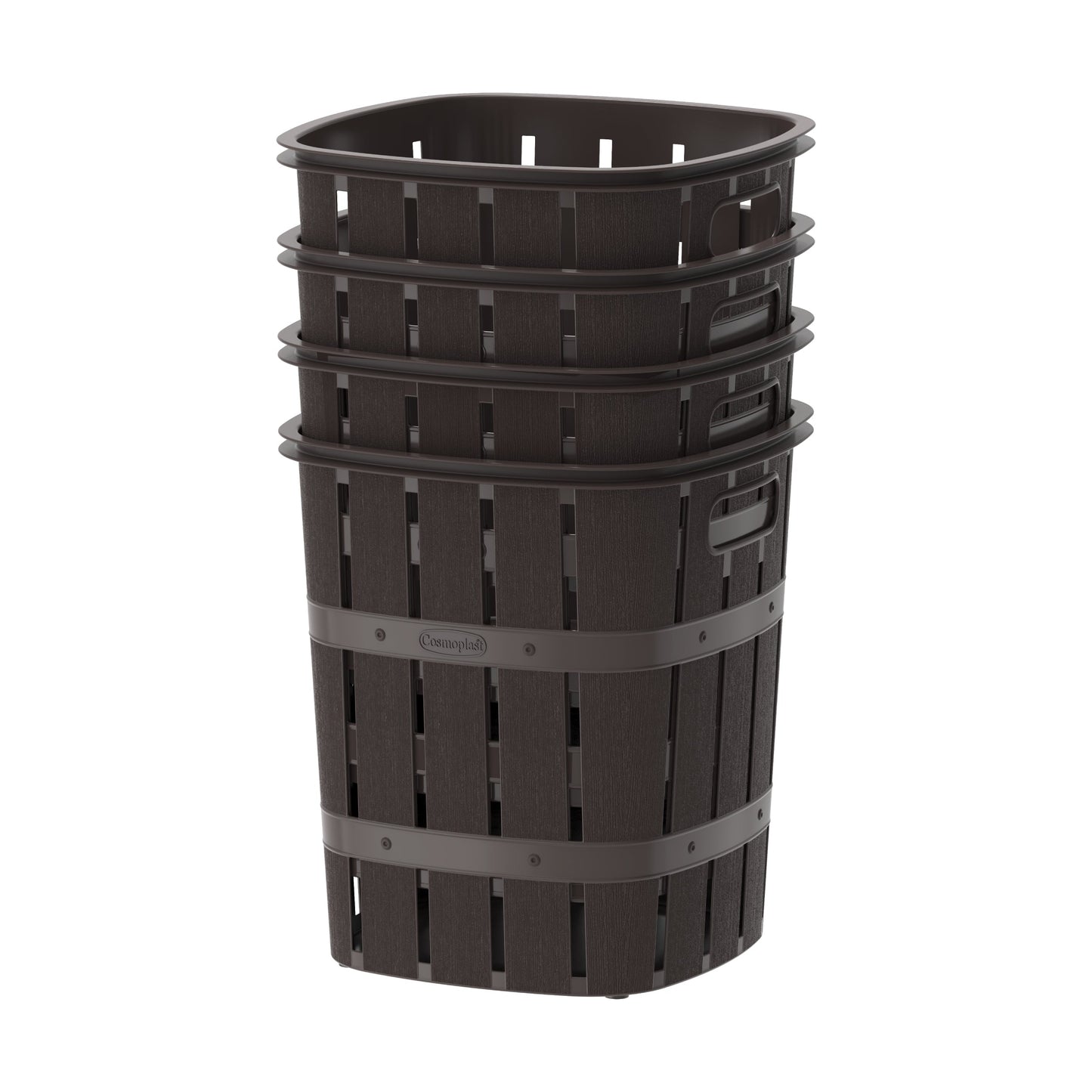 33L Cedargrain Laundry Bin - Cosmoplast Qatar
