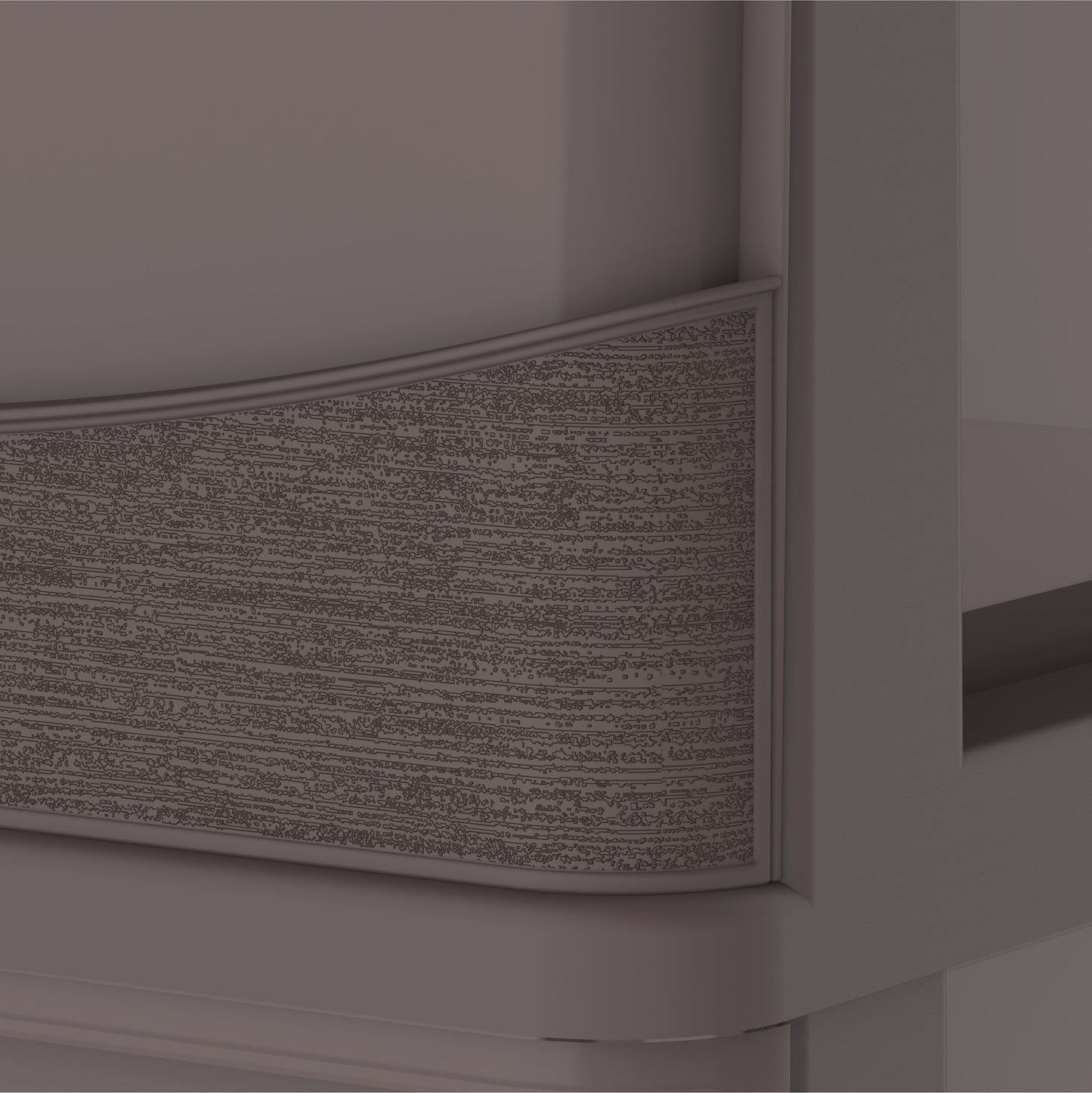 Cedargrain 4 Tiers Storage Cabinet with Drawers & Wheels - Cosmoplast Qatar