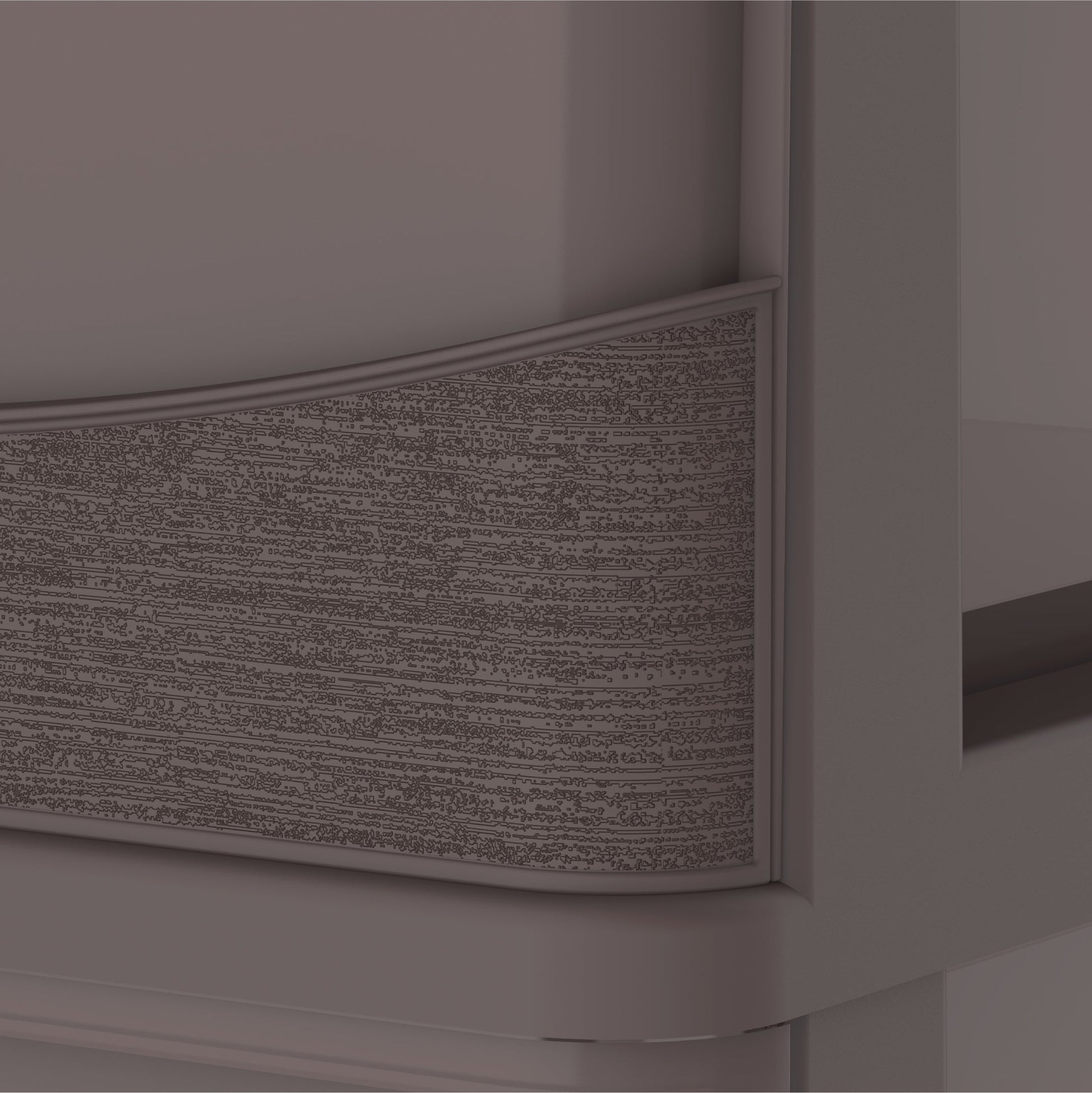 Cedargrain 4 Tiers Storage Cabinet with Drawers & Wheels - Cosmoplast Qatar