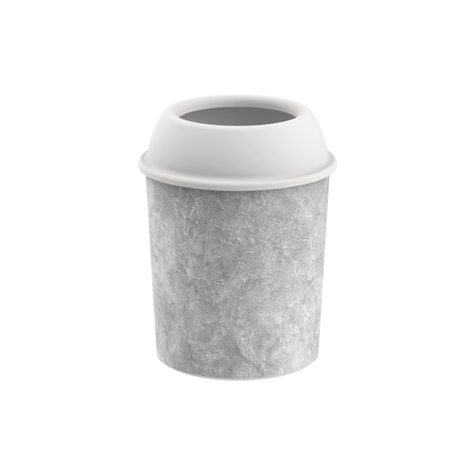 Ceramic 5L Round Dust Bin - Cosmoplast Qatar