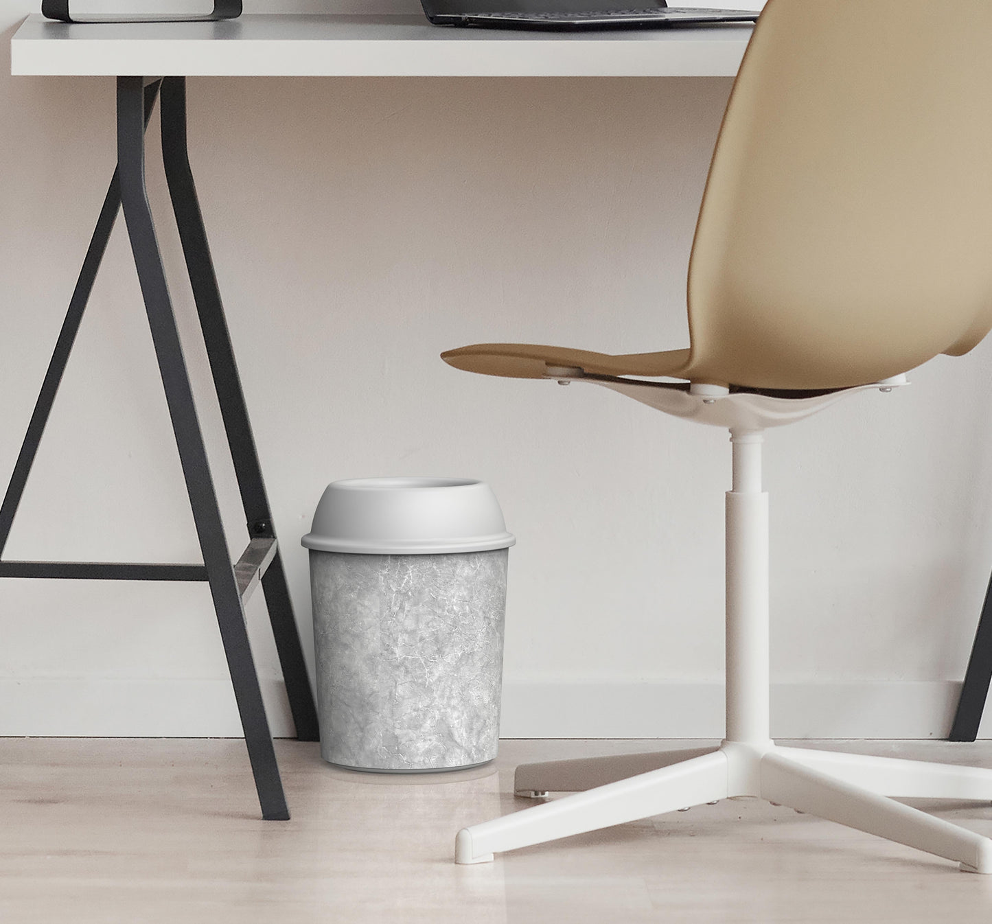 Ceramic 5L Round Dust Bin - Cosmoplast Qatar