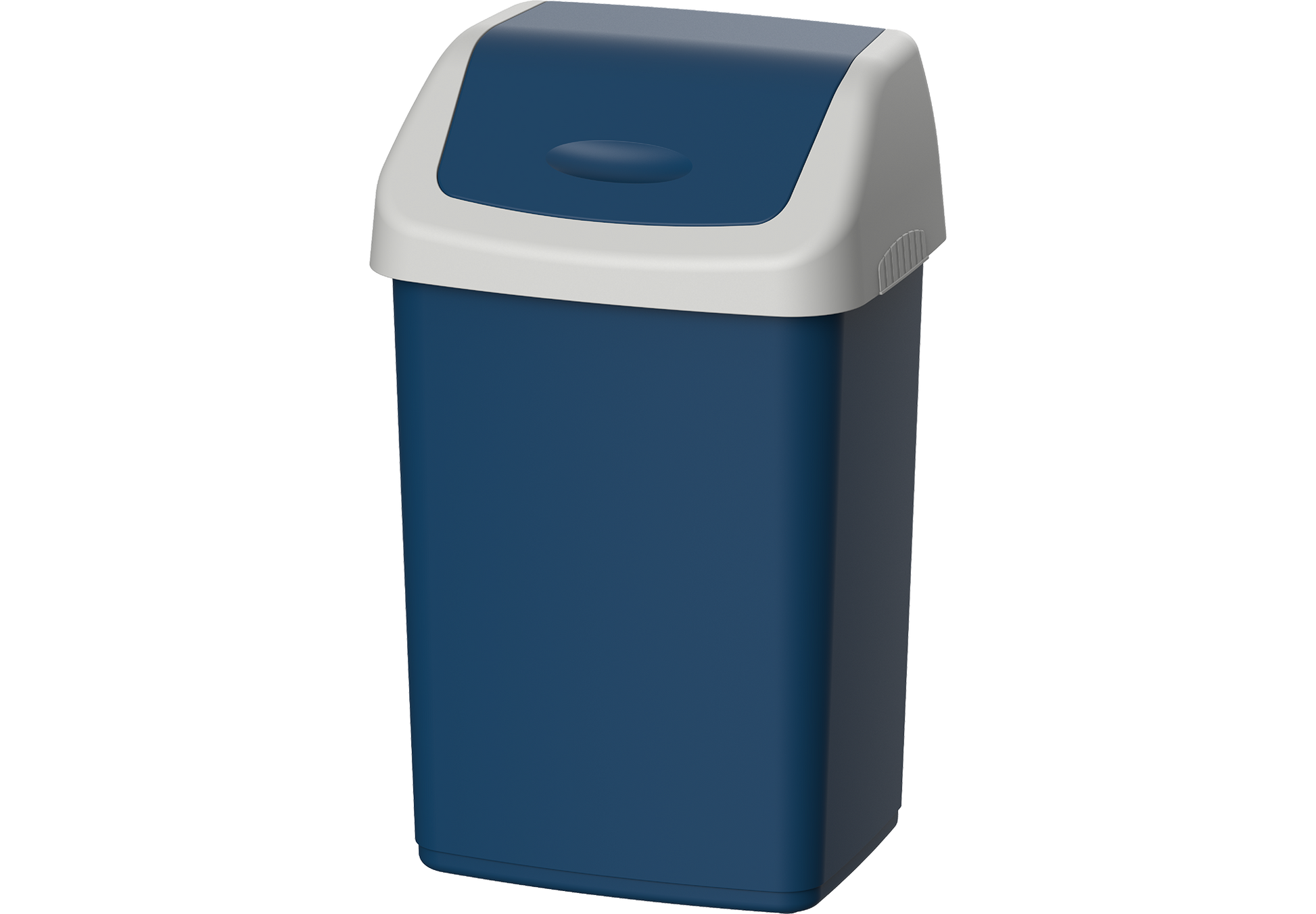 46L Flip-top Waste Bin with Swing Lid - Cosmoplast Qatar