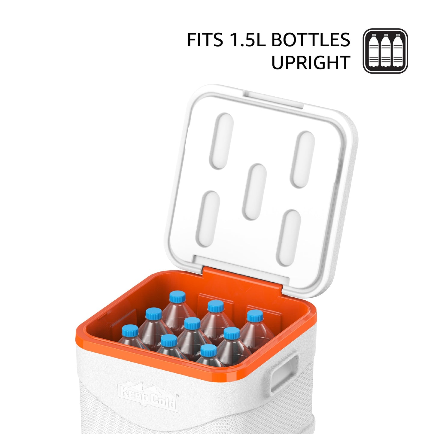 30L KeepCold Picnic Trolley Icebox with Umbrella Holder - Cosmoplast Qatar