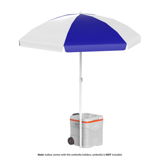 30L KeepCold Picnic Trolley Icebox with Umbrella Holder - Cosmoplast Qatar