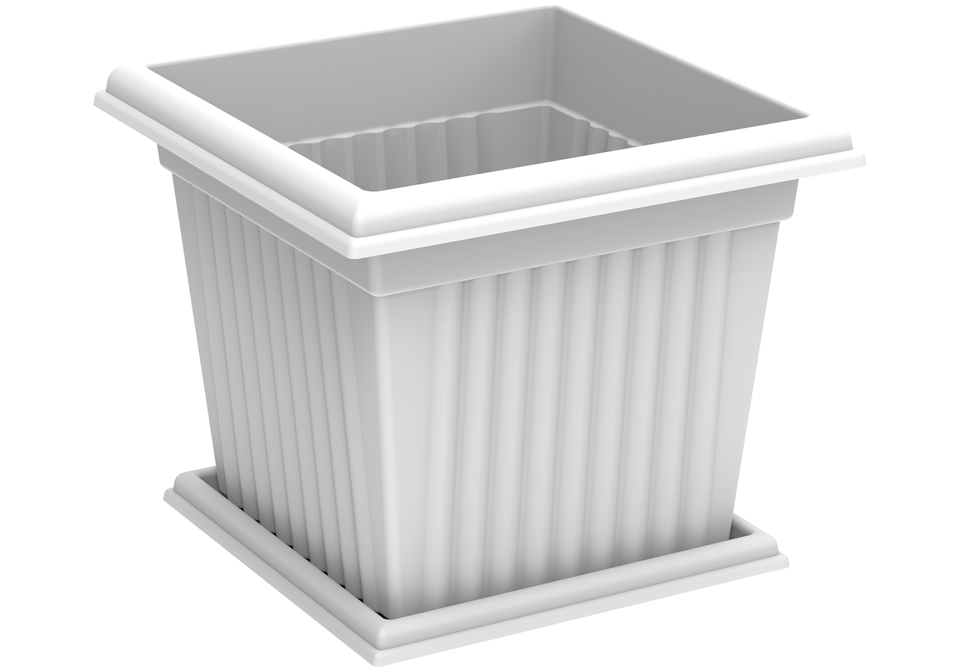 10L Square Planter with Tray - Cosmoplast Qatar