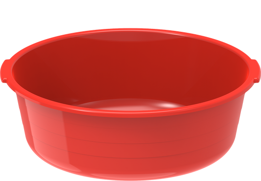 27" Round Plastic Basin Tub 56L - Cosmoplast Qatar
