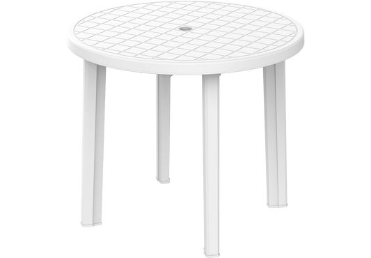 Round Garden Table 85 cm - Cosmoplast Qatar
