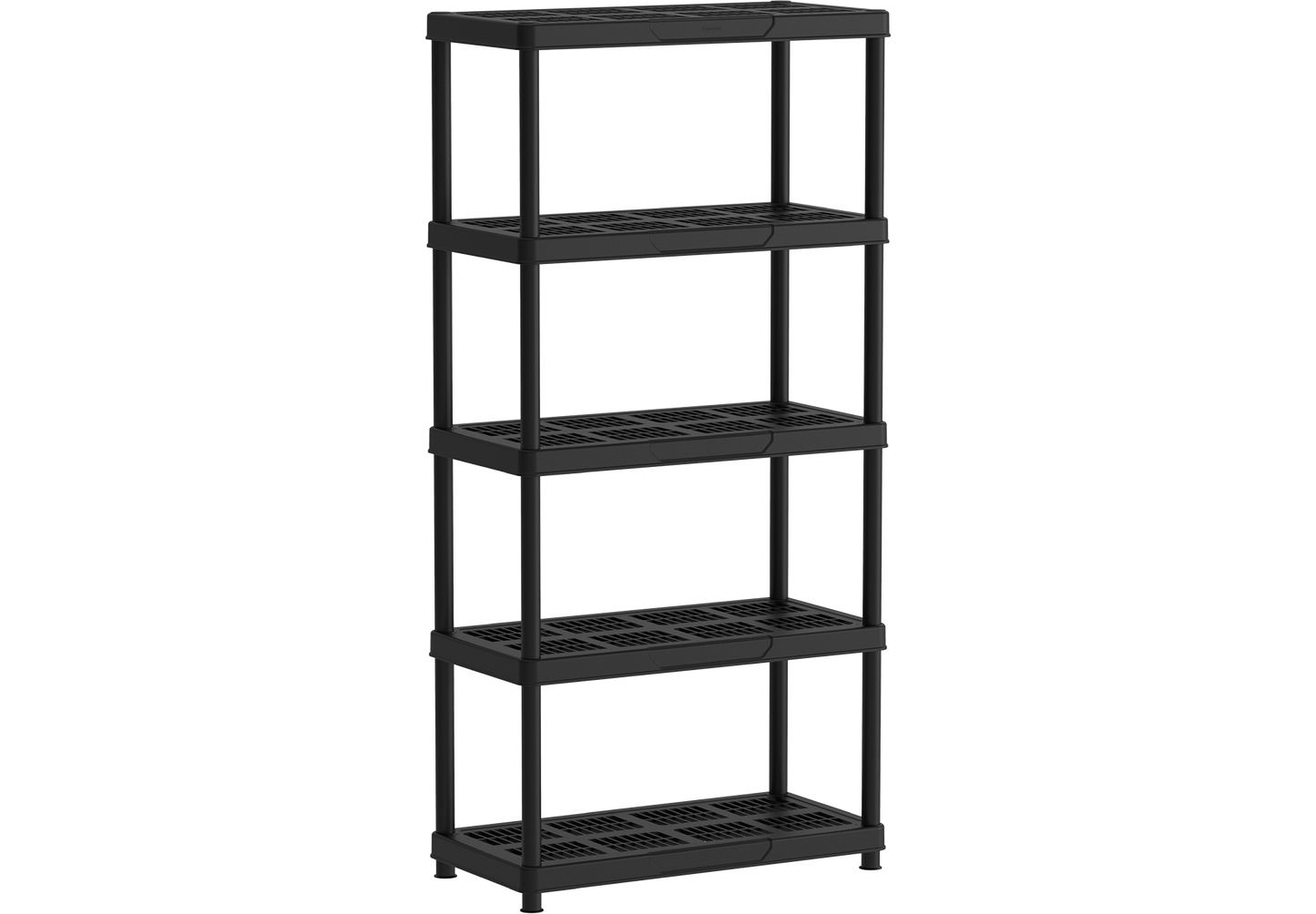 5 Tiers Shelving Storage Rack - Cosmoplast Qatar